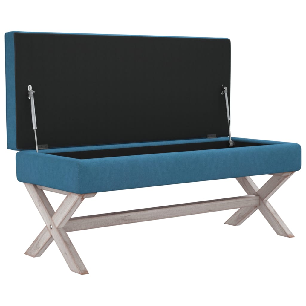 Tabouret de rangement  110x45x49 cm Velours - Imagem 4