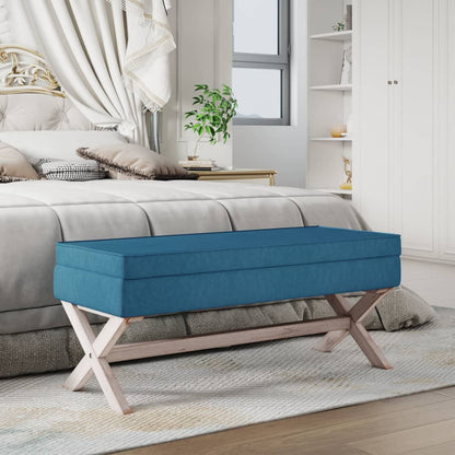 Tabouret de rangement  110x45x49 cm Velours - Imagem 1
