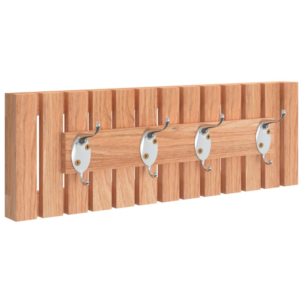 Cintre mural 42x8,5x14 cm Bois massif de noyer - Imagem 2