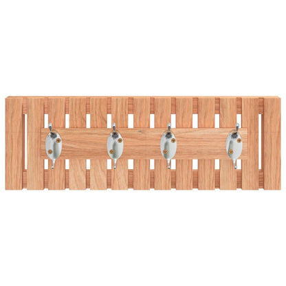 Cintre mural 42x8,5x14 cm Bois massif de noyer - Imagem 3
