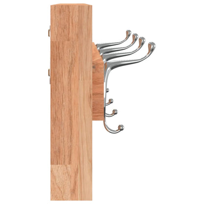 Cintre mural 42x8,5x14 cm Bois massif de noyer - Imagem 4