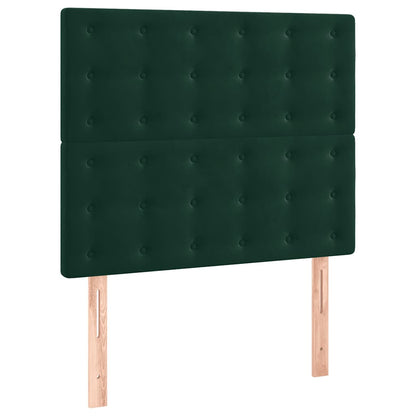 Cadre de lit sans matelas  foncé 80x200 cm velours - Imagem 7