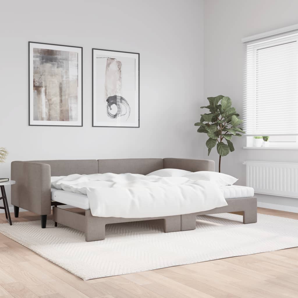 Daybed with trundle and mattresses - 80x200 cm - Sensuri Maison