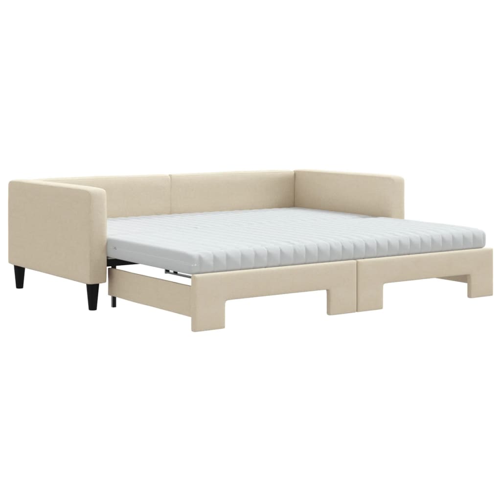Daybed with trundle and mattresses - 80x200 cm - Sensuri Maison