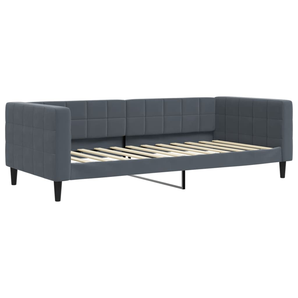 Lit de jour avec lit gigogne et matelas - 80x200 cm - Sensuri Maison