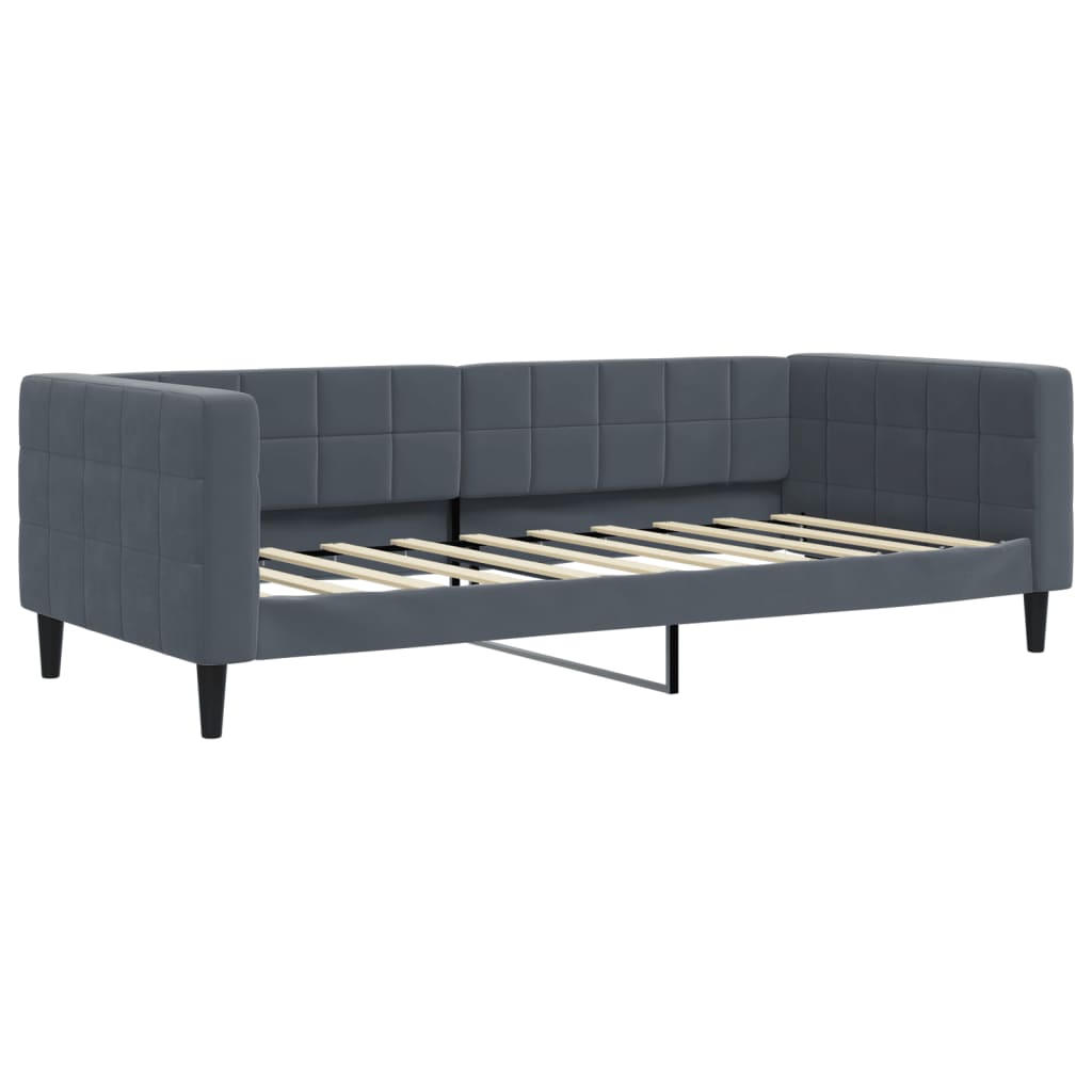 Lit de jour avec lit gigogne et matelas - 80x200 cm - Sensuri Maison