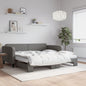 Lit de jour avec gigogne et matelas  100x200 cm tissu - Imagem 13