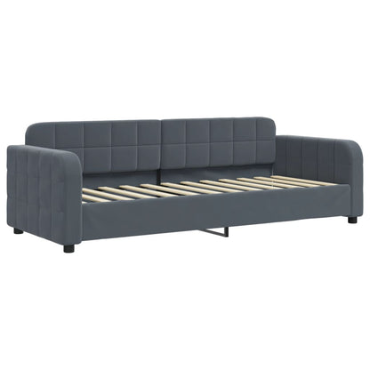 Lit de jour avec lit gigogne et matelas - 80x200 cm - Sensuri Maison