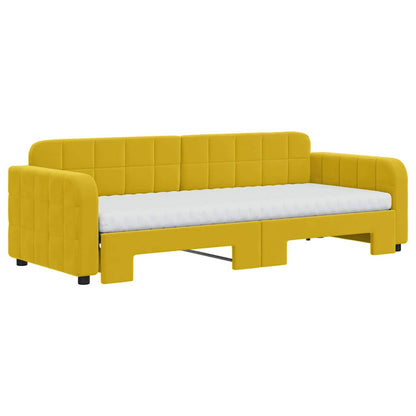 Lit de jour avec lit gigogne et matelas - 80x200 cm - Sensuri Maison