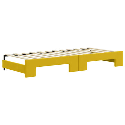 Lit de jour avec lit gigogne et matelas - 80x200 cm - Sensuri Maison
