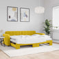 Lit de jour avec lit gigogne et matelas - 80x200 cm - Sensuri Maison