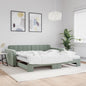 Lit de jour avec lit gigogne et matelas - 80x200 cm - Sensuri Maison
