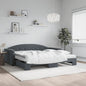 Lit de jour avec lit gigogne et matelas - 80x200 cm -Sensuri Maison