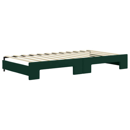 Lit de jour avec lit gigogne et matelas - 80x200 cm -Sensuri Maison