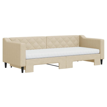 Lit de jour avec gigogne et matelas  80x200 cm tissu - Imagem 3