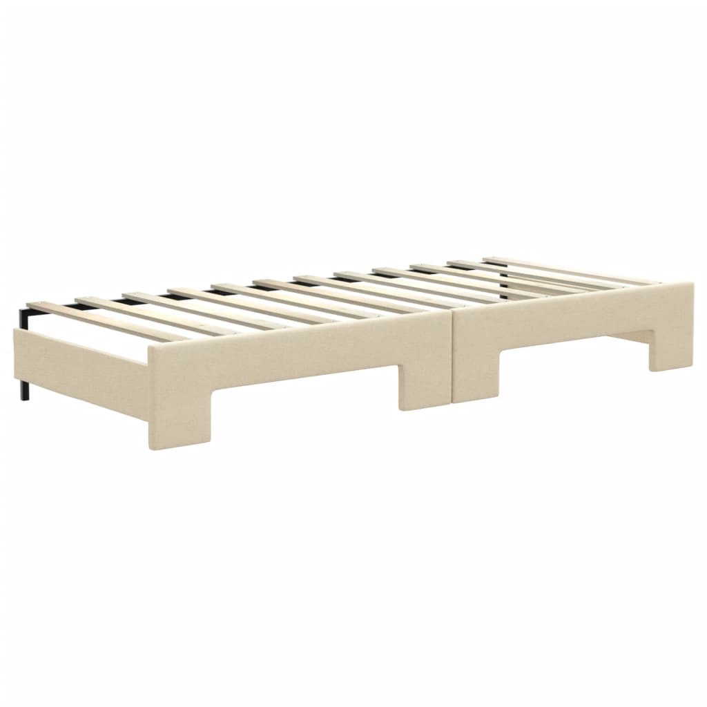 Lit de jour avec gigogne et matelas  80x200 cm tissu - Imagem 5