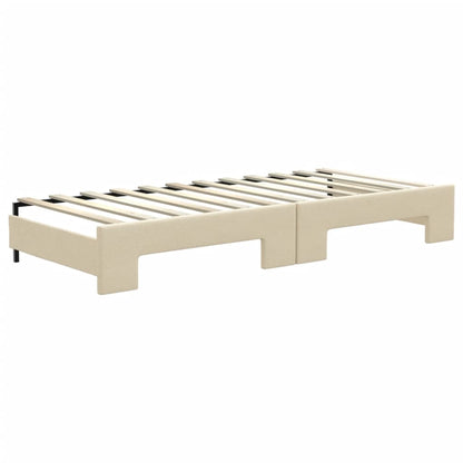 Lit de jour avec gigogne et matelas  80x200 cm tissu - Imagem 5