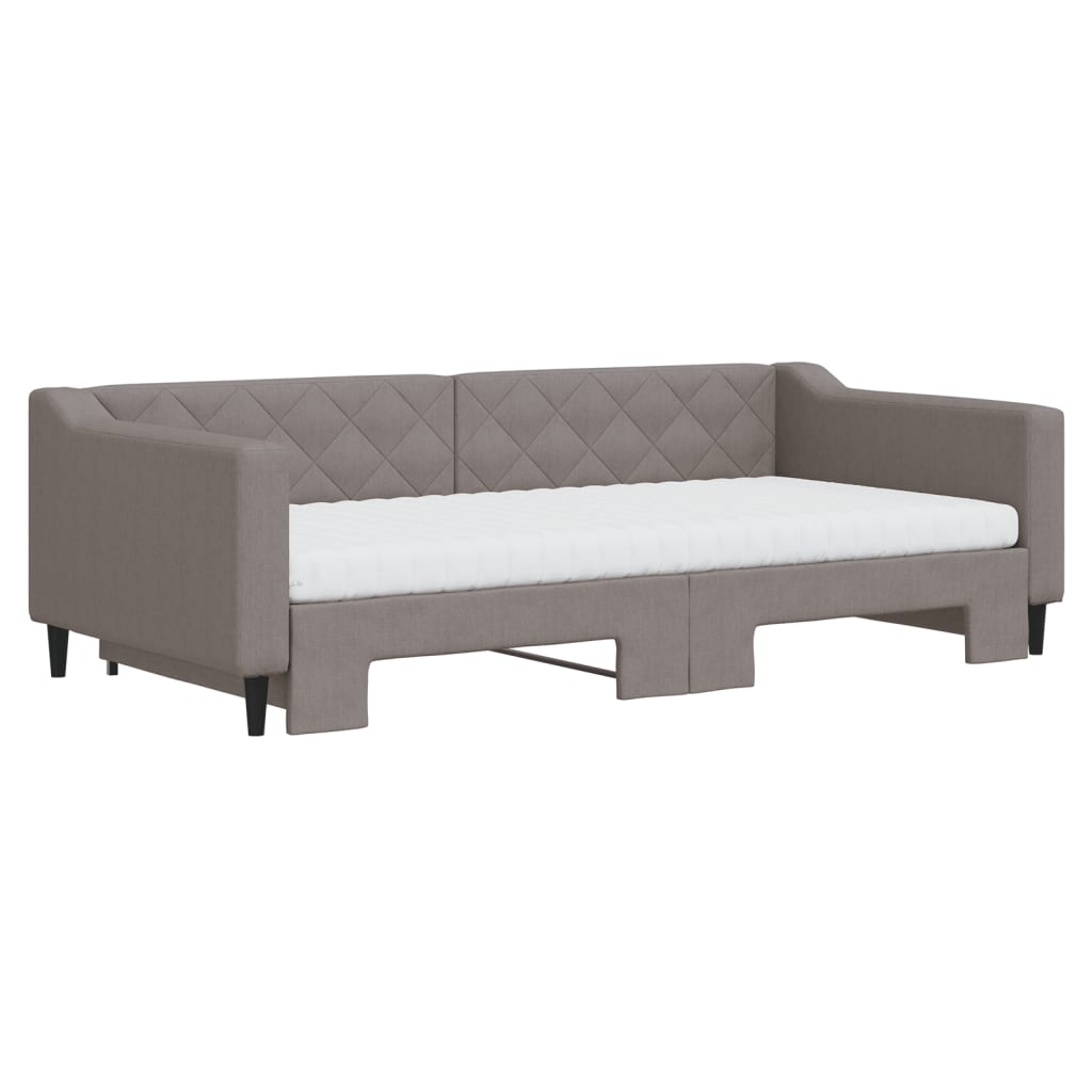 Lit de jour avec gigogne et matelas  80x200 cm tissu - Imagem 15