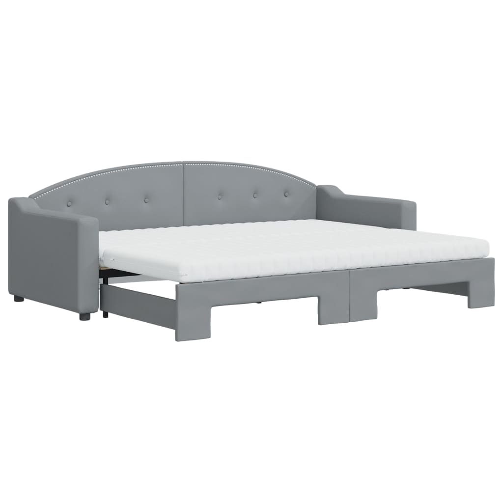 Daybed with trundle and mattresses - 80x200 cm - Sensuri Maison