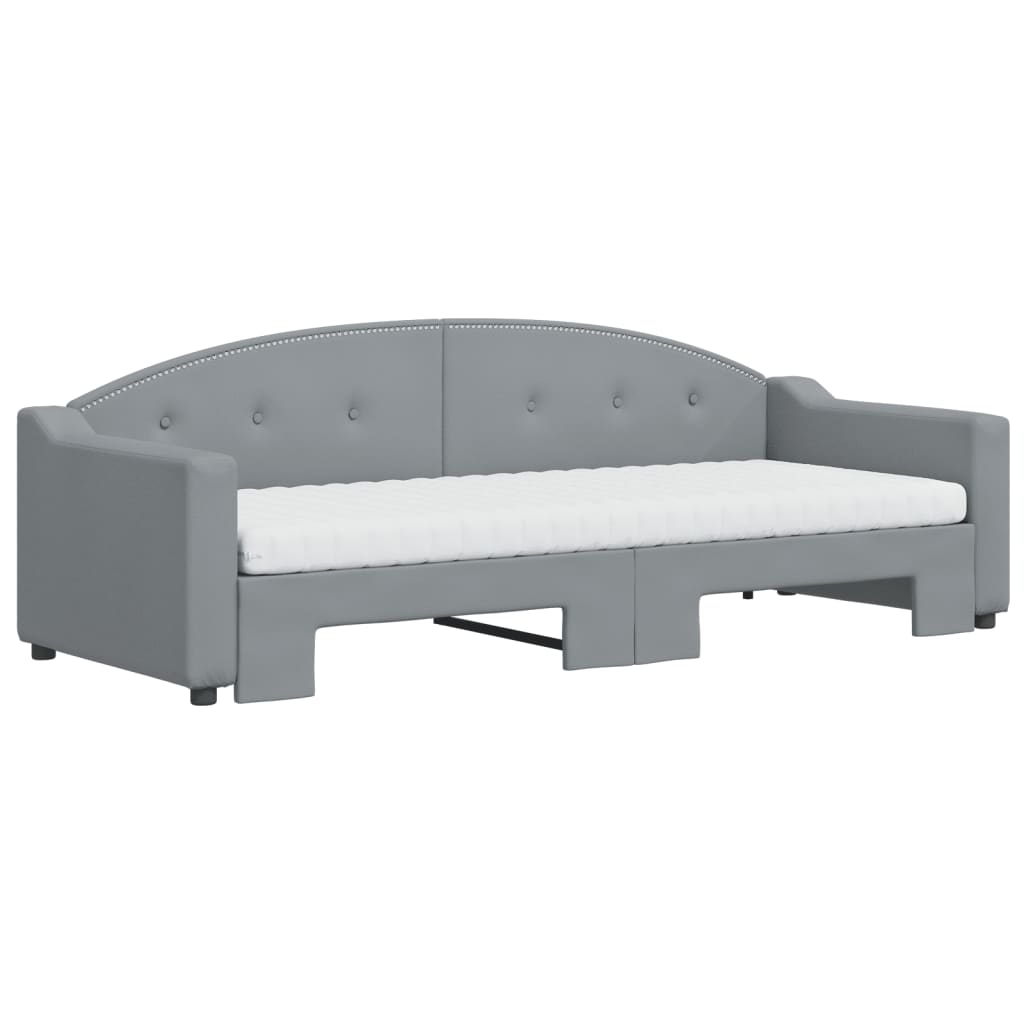 Daybed with trundle and mattresses - 80x200 cm - Sensuri Maison