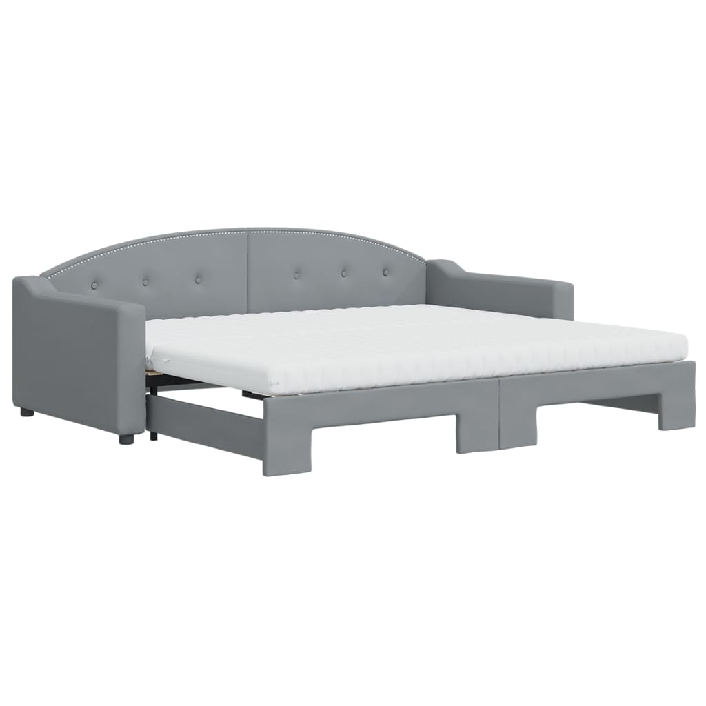 Daybed with trundle and mattresses - 80x200 cm - Sensuri Maison