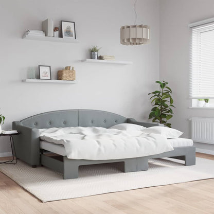 Daybed with trundle and mattresses - 80x200 cm - Sensuri Maison