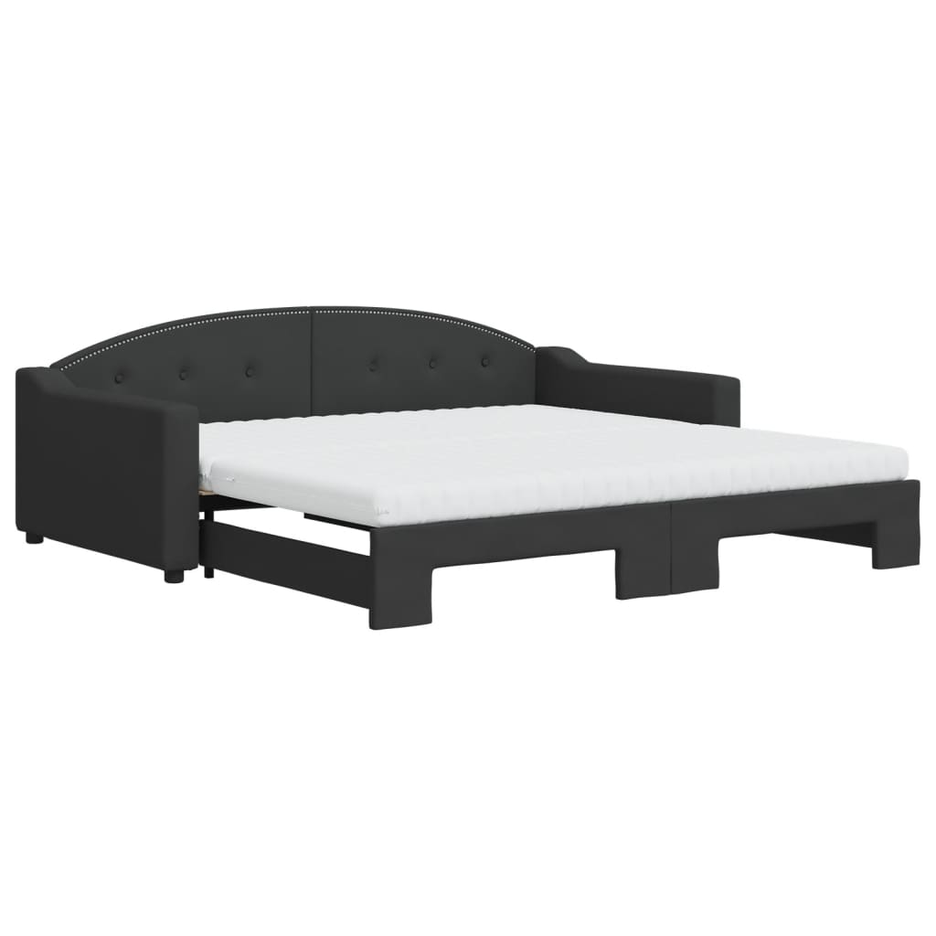 Daybed with trundle and mattresses - 80x200 cm - Sensuri Maison
