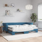 Lit de jour avec lit gigogne et matelas  80x200 cm velours - Imagem 1