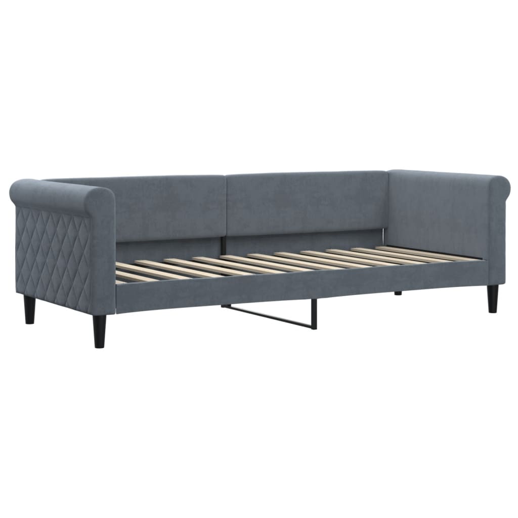 Lit de jour avec lit gigogne et matelas - 80x200 cm - Sensuri Maison