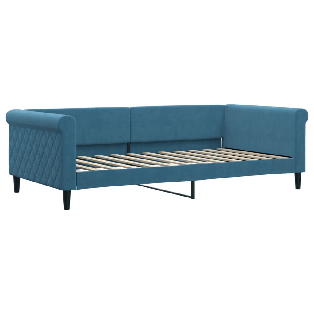 Lit de jour avec lit gigogne et matelas  80x200 cm velours - Imagem 16