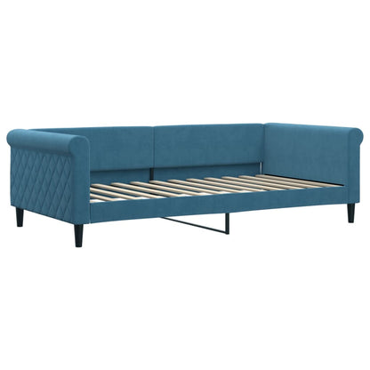 Lit de jour avec lit gigogne et matelas  80x200 cm velours - Imagem 16