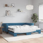 Lit de jour avec lit gigogne et matelas  80x200 cm velours - Imagem 13