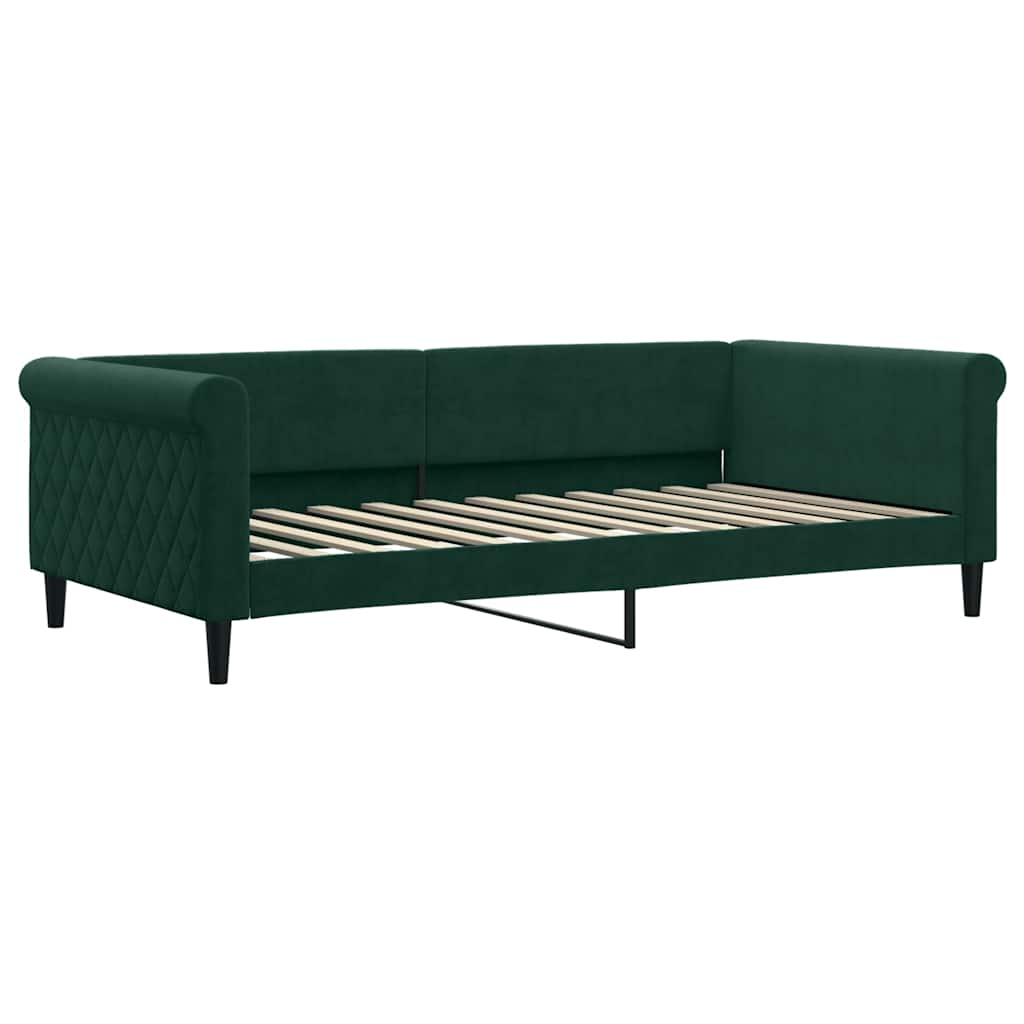 Lit de jour avec lit gigogne et matelas - 80x200 cm - Sensuri Maison