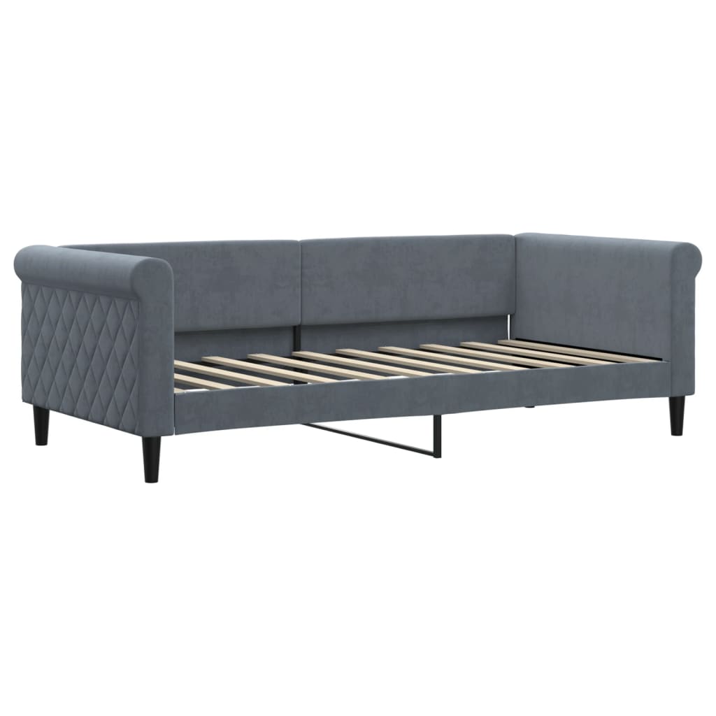 Lit de jour avec lit gigogne et matelas - 80x200 cm - Sensuri Maison