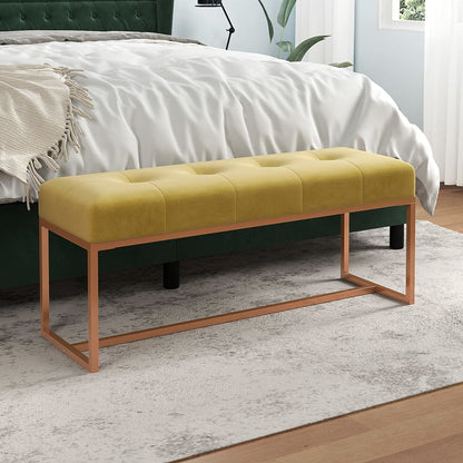 Banc  110x36x45 cm Velours - Imagem 7