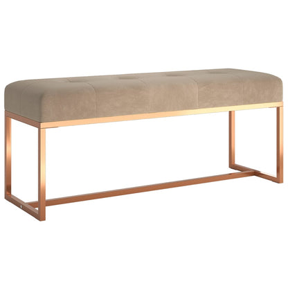Banc  110x36x45 cm Velours - Imagem 2