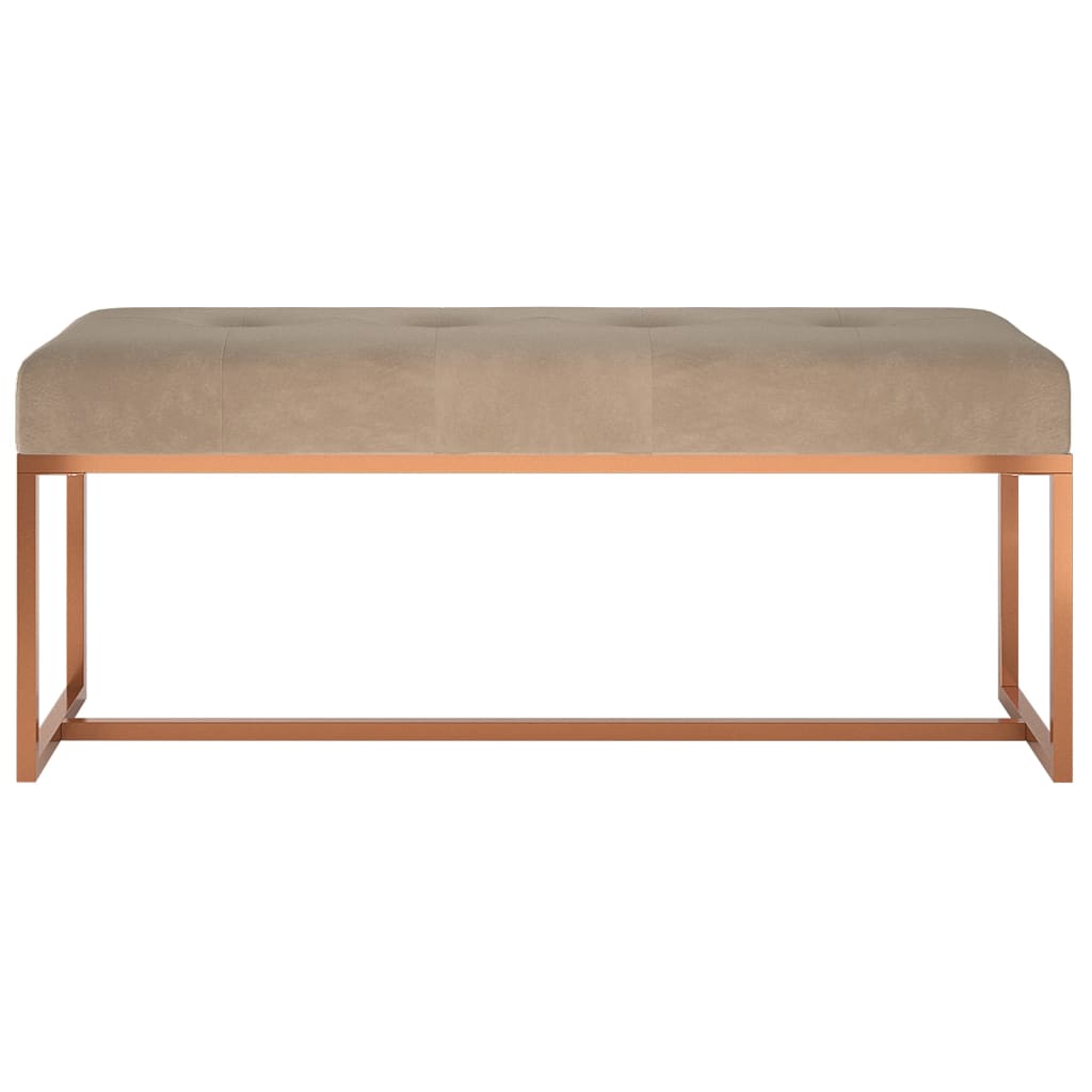 Banc  110x36x45 cm Velours - Imagem 3