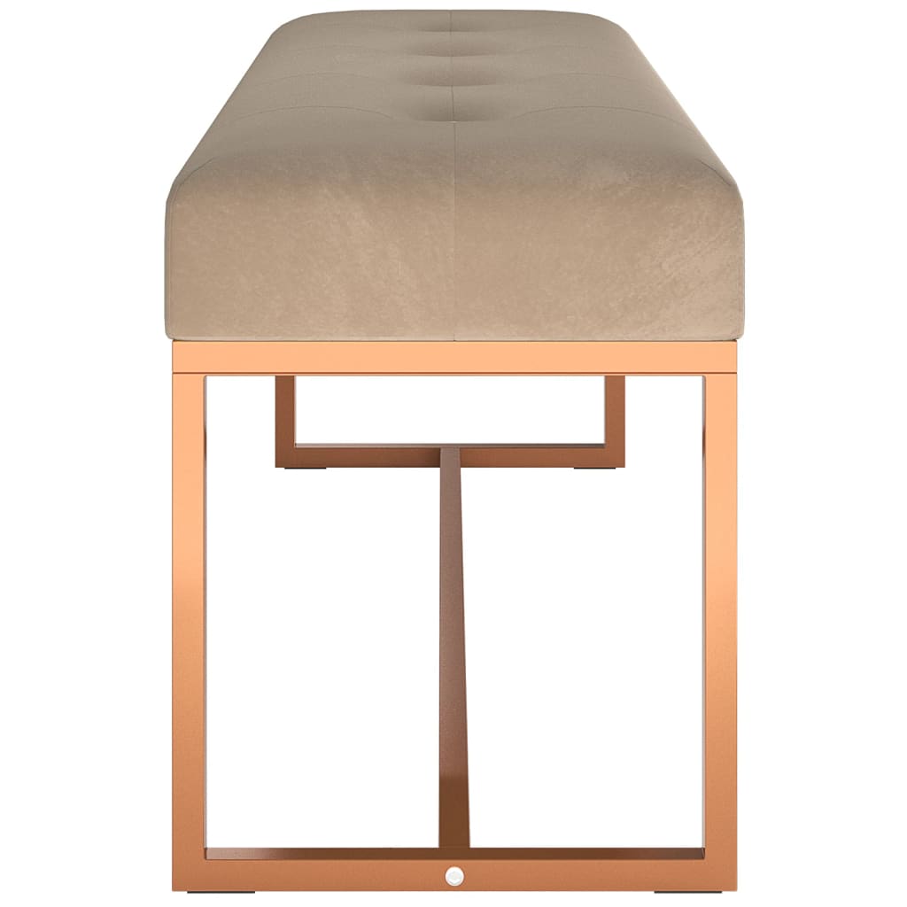 Banc  110x36x45 cm Velours - Imagem 4