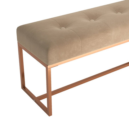 Banc  110x36x45 cm Velours - Imagem 5