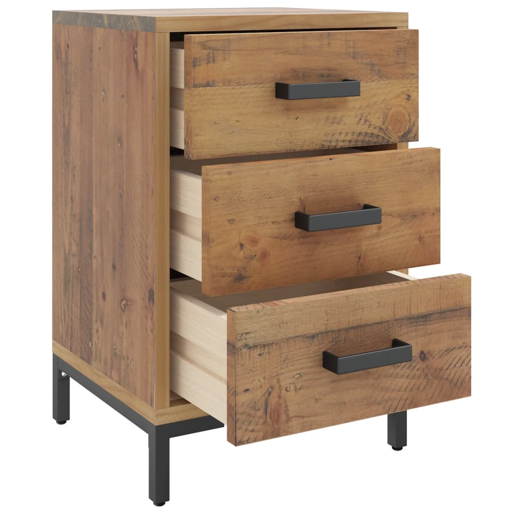 Tables de chevet 2 pcs 40x30x55 cm Bois de pin massif - Imagem 4