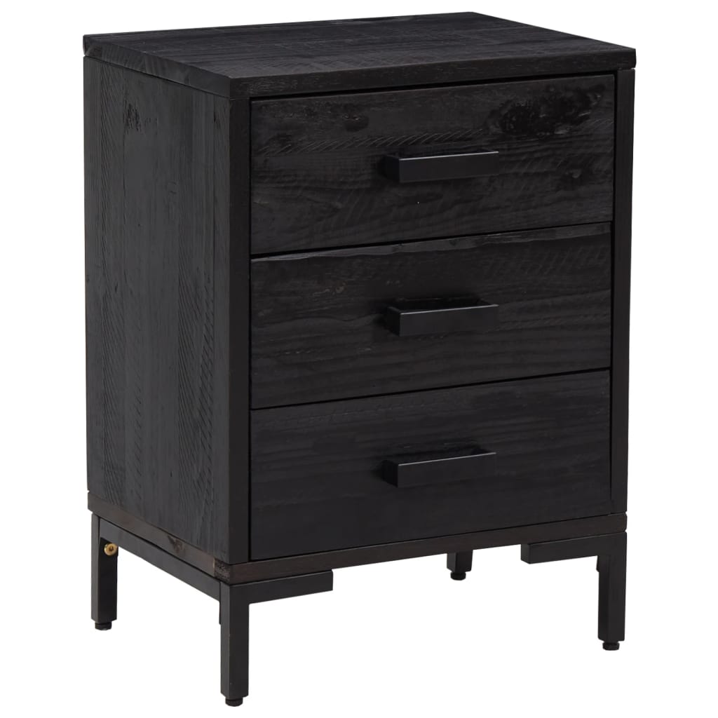 Tables de chevet 2 pcs  40x30x55 cm Bois de pin massif - Imagem 3