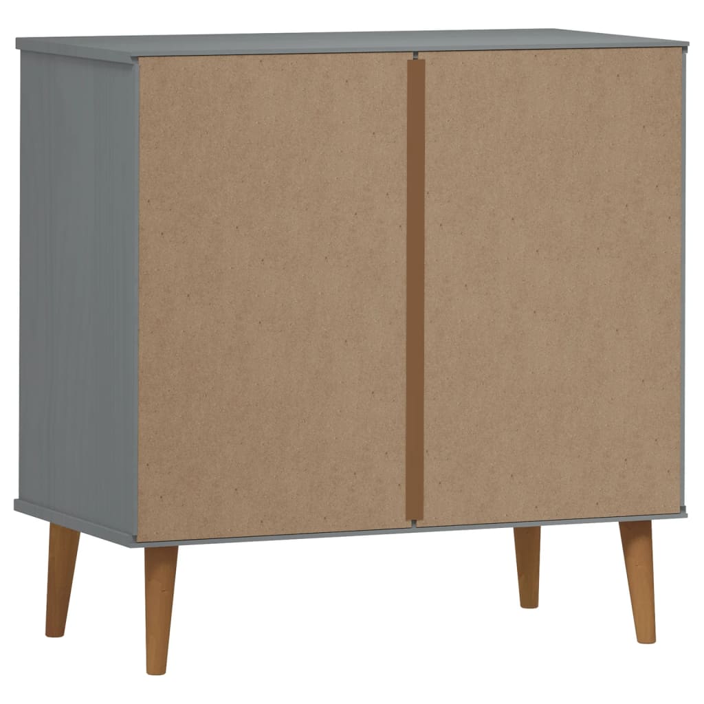 Commode MOLDE  80x40x80 cm Bois de pin massif - Imagem 7