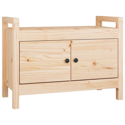 Banc d'entrée 80x40x60 cm Bois de pin massif - Imagem 2