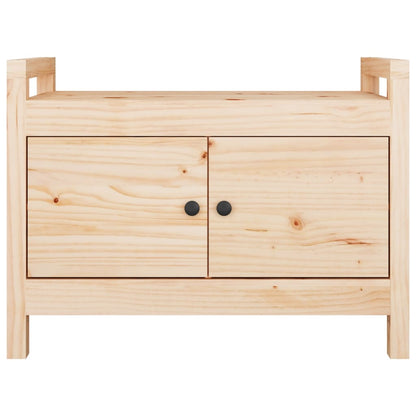 Banc d'entrée 80x40x60 cm Bois de pin massif - Imagem 3