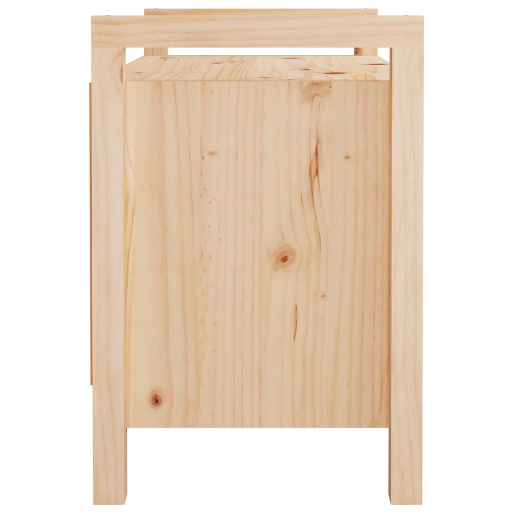 Banc d'entrée 80x40x60 cm Bois de pin massif - Imagem 5
