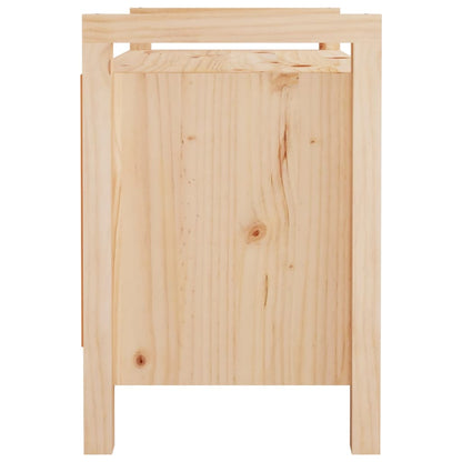 Banc d'entrée 80x40x60 cm Bois de pin massif - Imagem 5