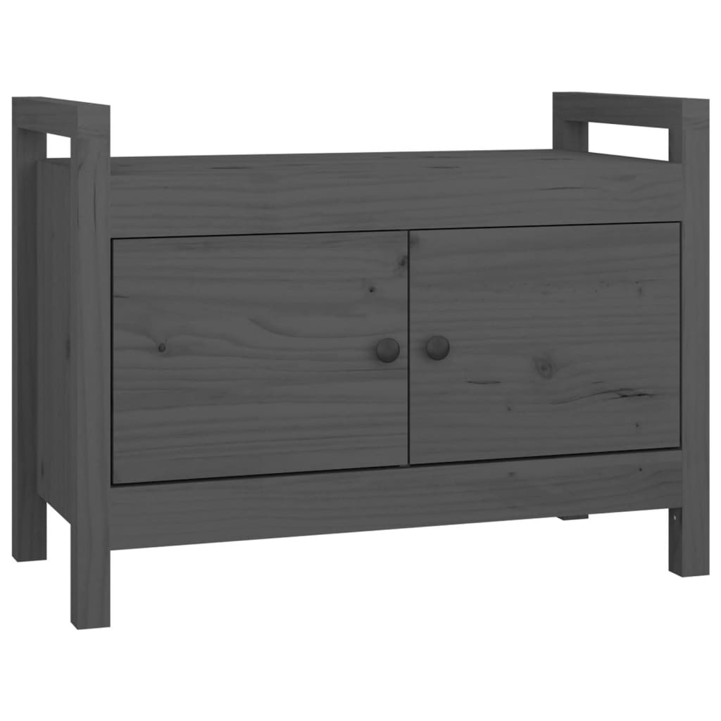 Banc d'entrée 80x40x60 cm Bois de pin massif - Imagem 13