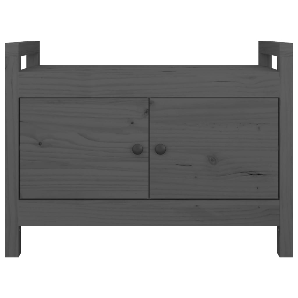 Banc d'entrée 80x40x60 cm Bois de pin massif - Imagem 14