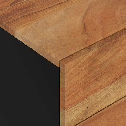 Table de chevet 50x33x62cm Bois d'acacia solide et d'ingénierie - Imagem 6