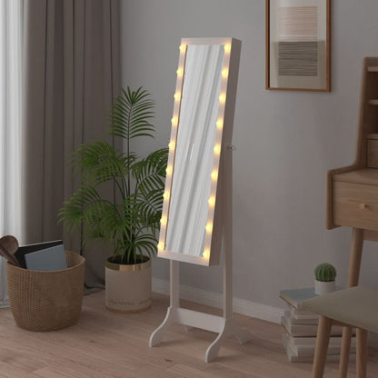 Miroir sur pied  avec LED  34x37x146 cm